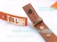 Copy Hermes Ladies Leather Bracelet With Rose Gold Buckle (5)_th.JPG